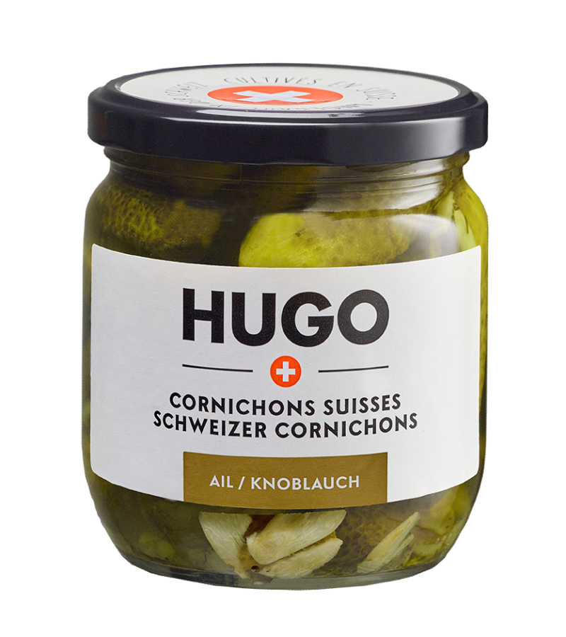 Cornichons à l'Ail Suisses - Hugo Reitzel
