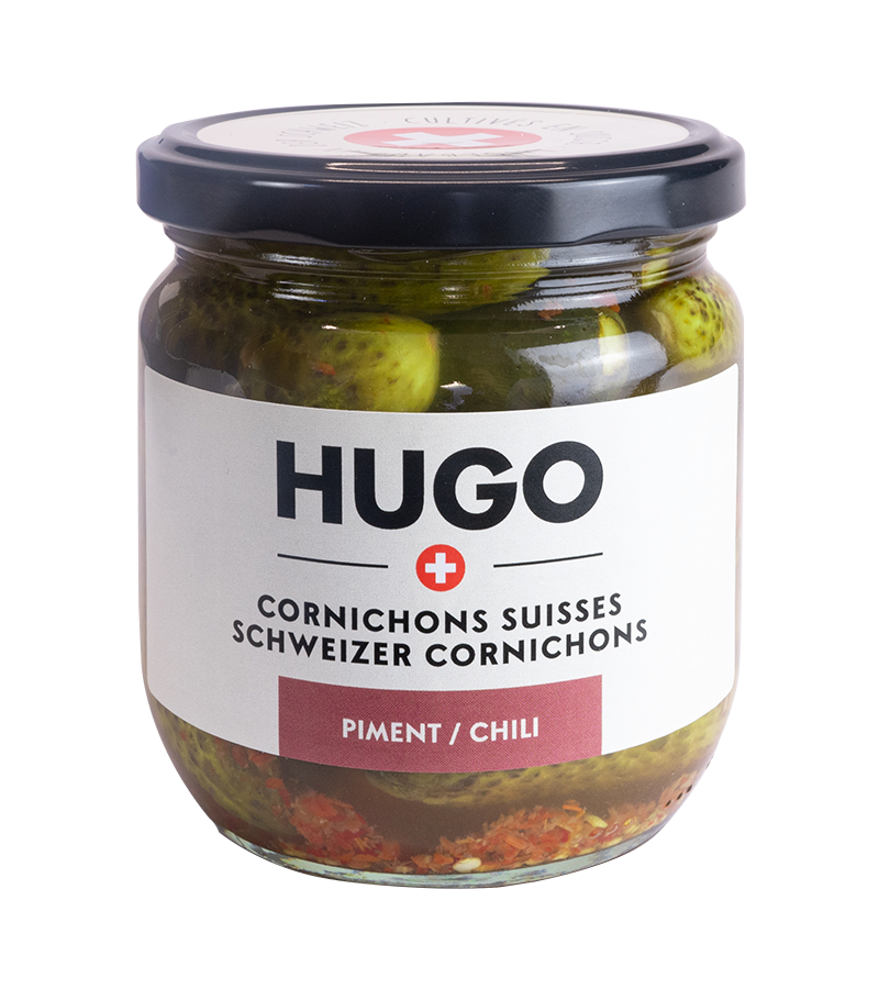 Cornichons Suisses au Piment - Hugo Reitzel